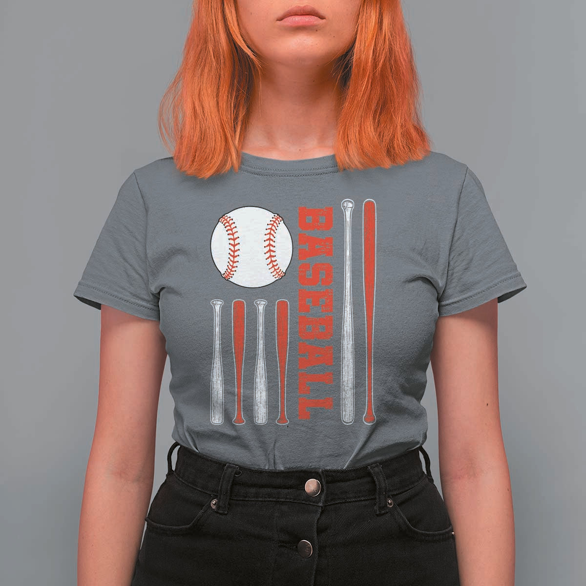 Patriotic Baseball American Flag T Shirt For Women Sports Lover Gift - Wonder Print Shop
