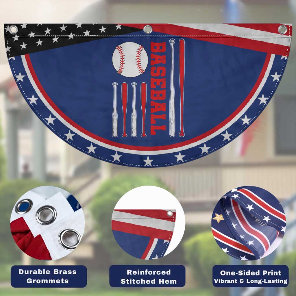 Baseball American Flag Patriotic Fan Flag Sports Lover Gift