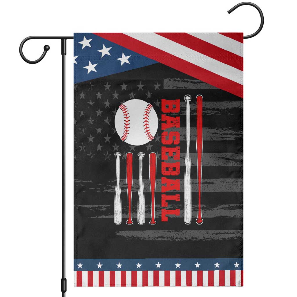 Patriotic Baseball American Flag Garden Flag Sports Lover Gift