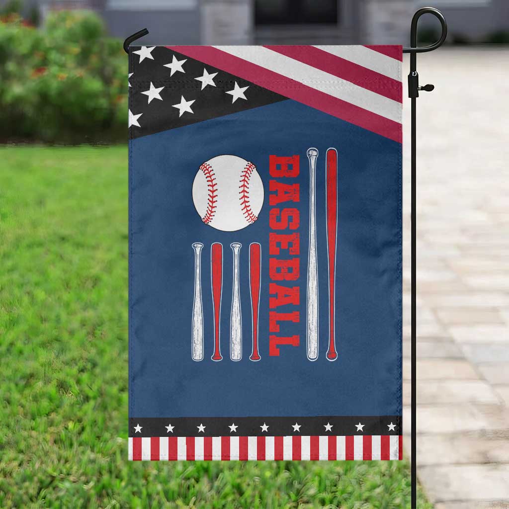 Patriotic Baseball American Flag Garden Flag Sports Lover Gift
