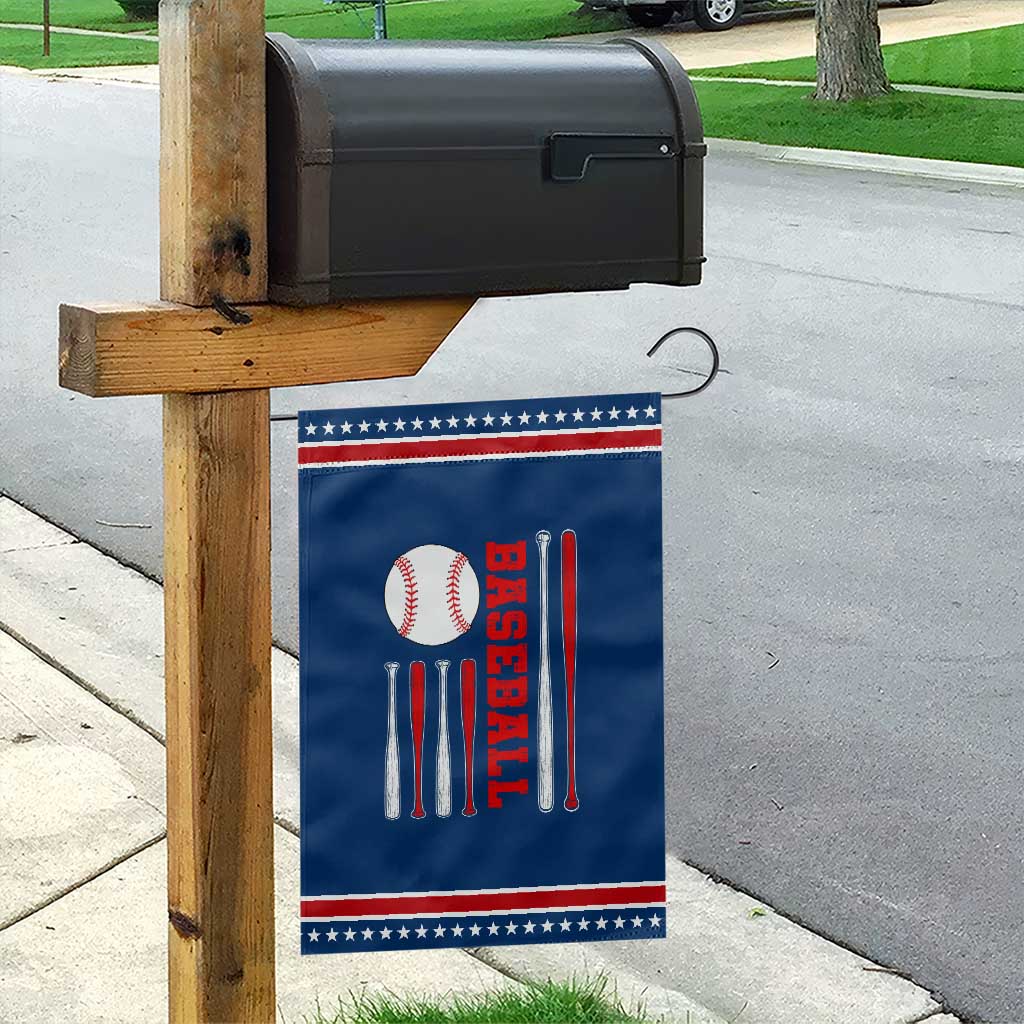 Patriotic Baseball American Flag Garden Flag Sports Lover Gift