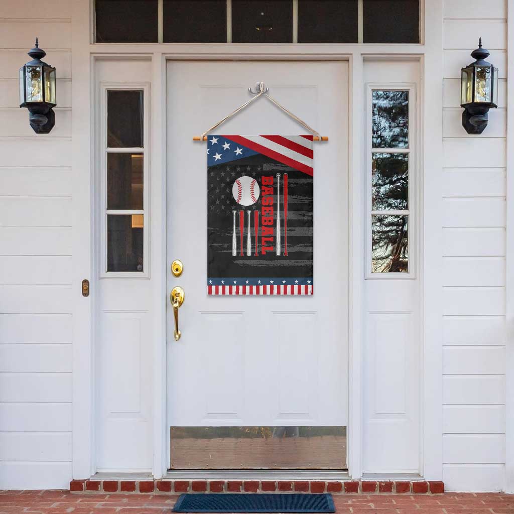 Patriotic Baseball American Flag Garden Flag Sports Lover Gift