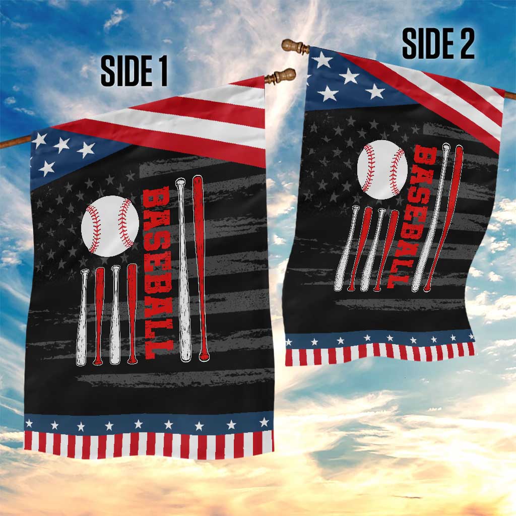Patriotic Baseball American Flag Garden Flag Sports Lover Gift