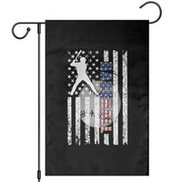 Patriotic Baseball Lover Garden Flag USA American Flag Gift - Wonder Print Shop