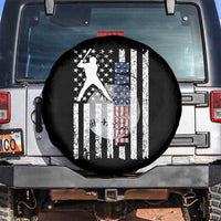Patriotic Baseball Lover Spare Tire Cover USA American Flag Gift - Wonder Print Shop