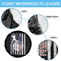 Patriotic Baseball Lover Spare Tire Cover USA American Flag Gift - Wonder Print Shop