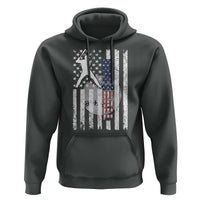 Patriotic Baseball Lover Hoodie USA American Flag Gift - Wonder Print Shop