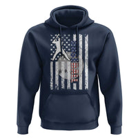 Patriotic Baseball Lover Hoodie USA American Flag Gift - Wonder Print Shop