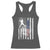 Patriotic Baseball Lover Racerback Tank Top USA American Flag Gift - Wonder Print Shop