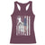 Patriotic Baseball Lover Racerback Tank Top USA American Flag Gift - Wonder Print Shop