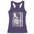 Patriotic Baseball Lover Racerback Tank Top USA American Flag Gift - Wonder Print Shop