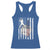 Patriotic Baseball Lover Racerback Tank Top USA American Flag Gift - Wonder Print Shop