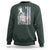 Patriotic Baseball Lover Sweatshirt USA American Flag Gift - Wonder Print Shop