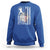 Patriotic Baseball Lover Sweatshirt USA American Flag Gift - Wonder Print Shop