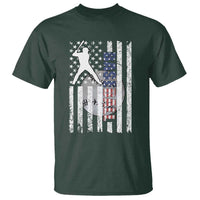Patriotic Baseball Lover T Shirt USA American Flag Gift - Wonder Print Shop