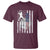 Patriotic Baseball Lover T Shirt USA American Flag Gift - Wonder Print Shop
