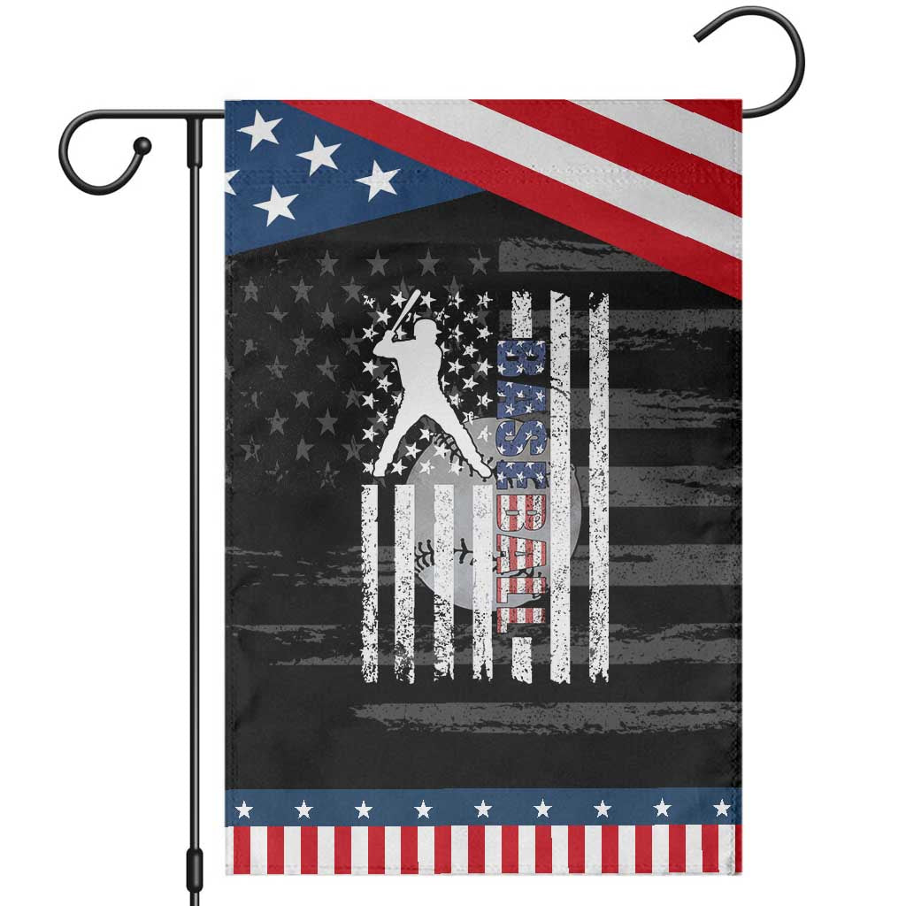 Patriotic Baseball Lover Garden Flag USA American Flag Gift