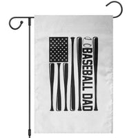 Baseball Dad Patriotic Garden Flag USA American Flag Gift - Wonder Print Shop