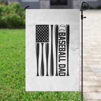 Baseball Dad Patriotic Garden Flag USA American Flag Gift - Wonder Print Shop