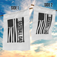 Baseball Dad Patriotic Garden Flag USA American Flag Gift - Wonder Print Shop