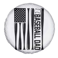 Baseball Dad Patriotic Spare Tire Cover USA American Flag Gift - Wonder Print Shop