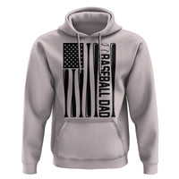 Baseball Dad Patriotic Hoodie USA American Flag Gift - Wonder Print Shop