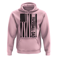 Baseball Dad Patriotic Hoodie USA American Flag Gift - Wonder Print Shop