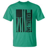 Baseball Dad Patriotic T Shirt USA American Flag Gift - Wonder Print Shop