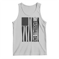 Baseball Dad Patriotic Tank Top USA American Flag Gift - Wonder Print Shop