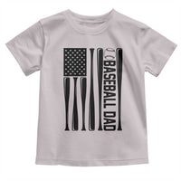 Baseball Dad Patriotic Toddler T Shirt USA American Flag Gift - Wonder Print Shop