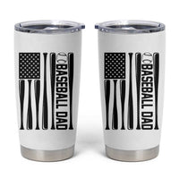 Baseball Dad Patriotic Tumbler Cup USA American Flag Gift