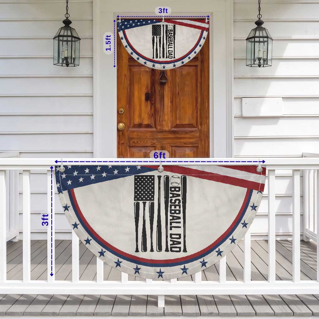 Baseball Dad Patriotic Fan Flag USA American Flag Gift