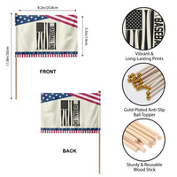 Baseball Dad Patriotic Patriotic Handheld Flag USA American Flag Gift TS12