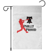 Baseball Lover Garden Flag Vintage Liberty Bell Philly Proud - Wonder Print Shop