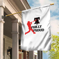 Baseball Lover Garden Flag Vintage Liberty Bell Philly Proud - Wonder Print Shop