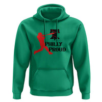 Baseball Lover Hoodie Vintage Liberty Bell Philly Proud - Wonder Print Shop
