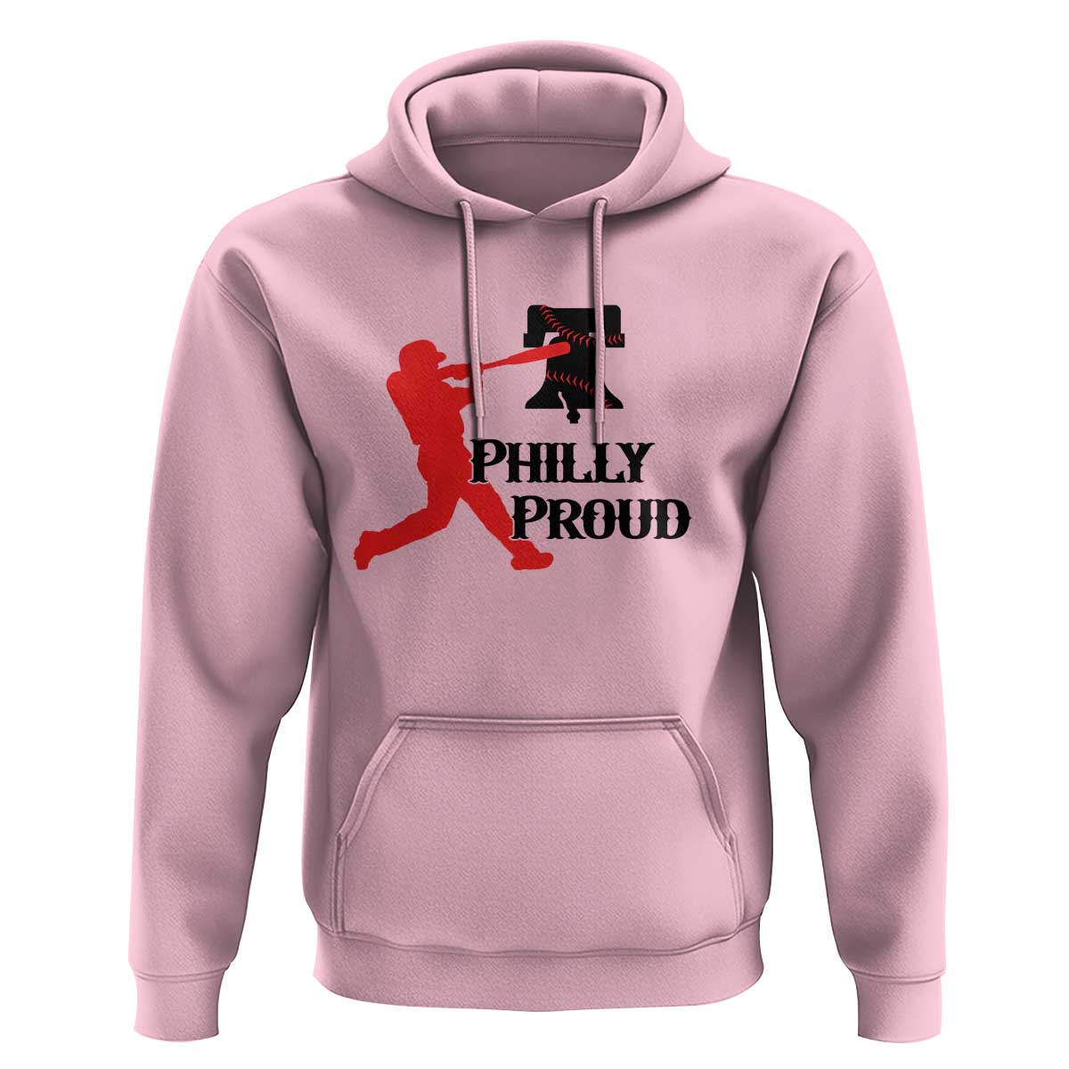 Baseball Lover Hoodie Vintage Liberty Bell Philly Proud - Wonder Print Shop