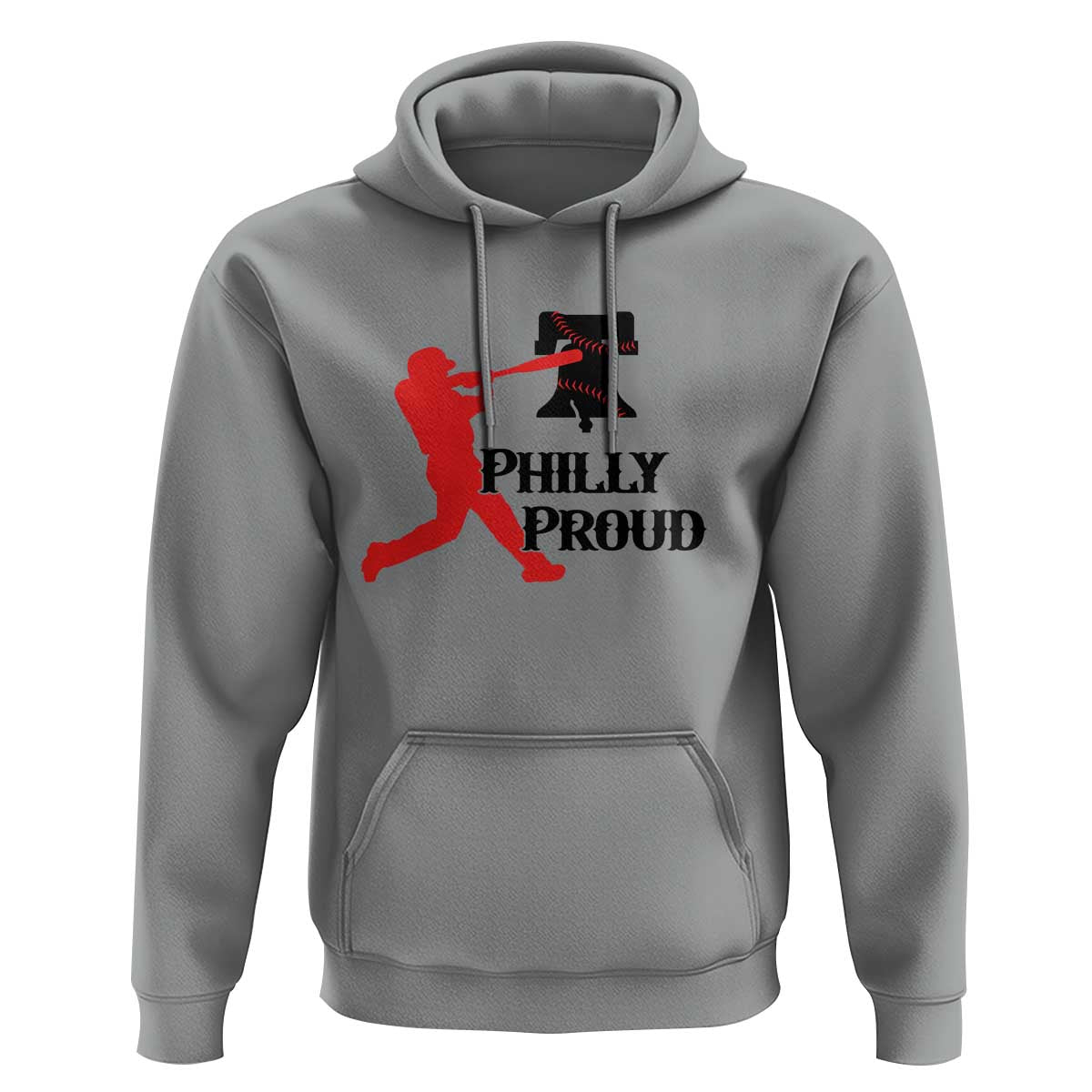 Baseball Lover Hoodie Vintage Liberty Bell Philly Proud - Wonder Print Shop
