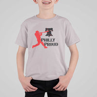Baseball Lover T Shirt For Kid Vintage Liberty Bell Philly Proud - Wonder Print Shop