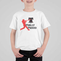 Baseball Lover T Shirt For Kid Vintage Liberty Bell Philly Proud - Wonder Print Shop