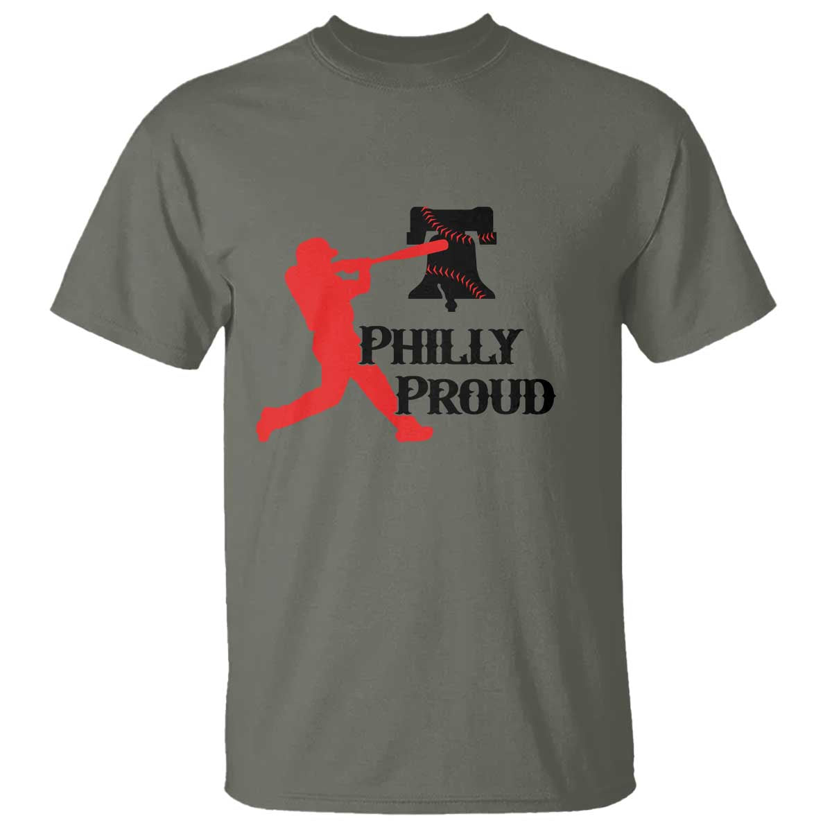 Baseball Lover T Shirt Vintage Liberty Bell Philly Proud - Wonder Print Shop