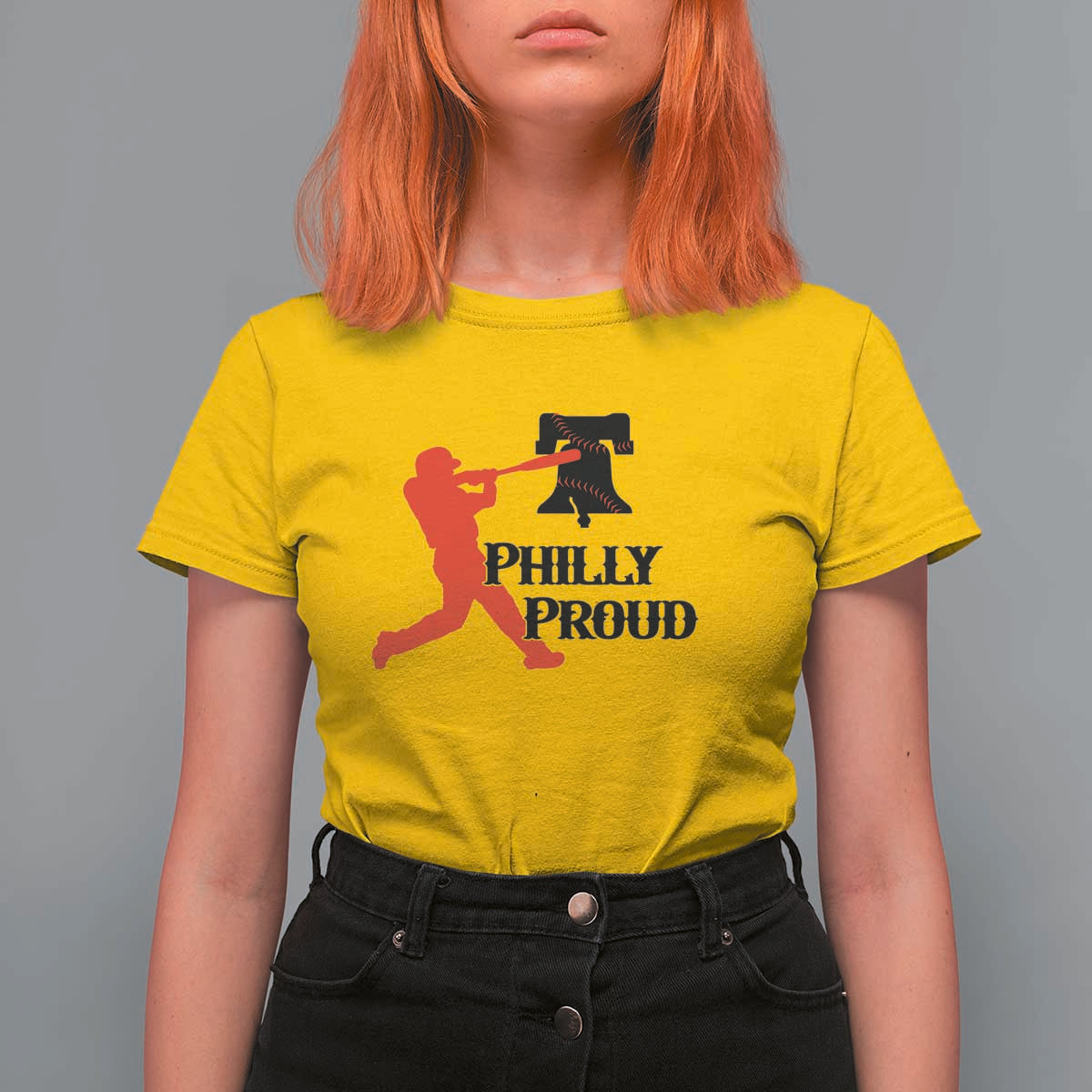 Baseball Lover T Shirt For Women Vintage Liberty Bell Philly Proud - Wonder Print Shop