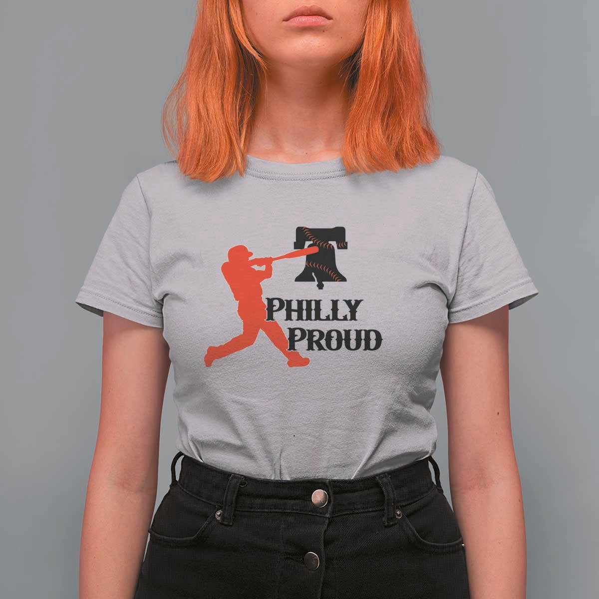 Baseball Lover T Shirt For Women Vintage Liberty Bell Philly Proud - Wonder Print Shop