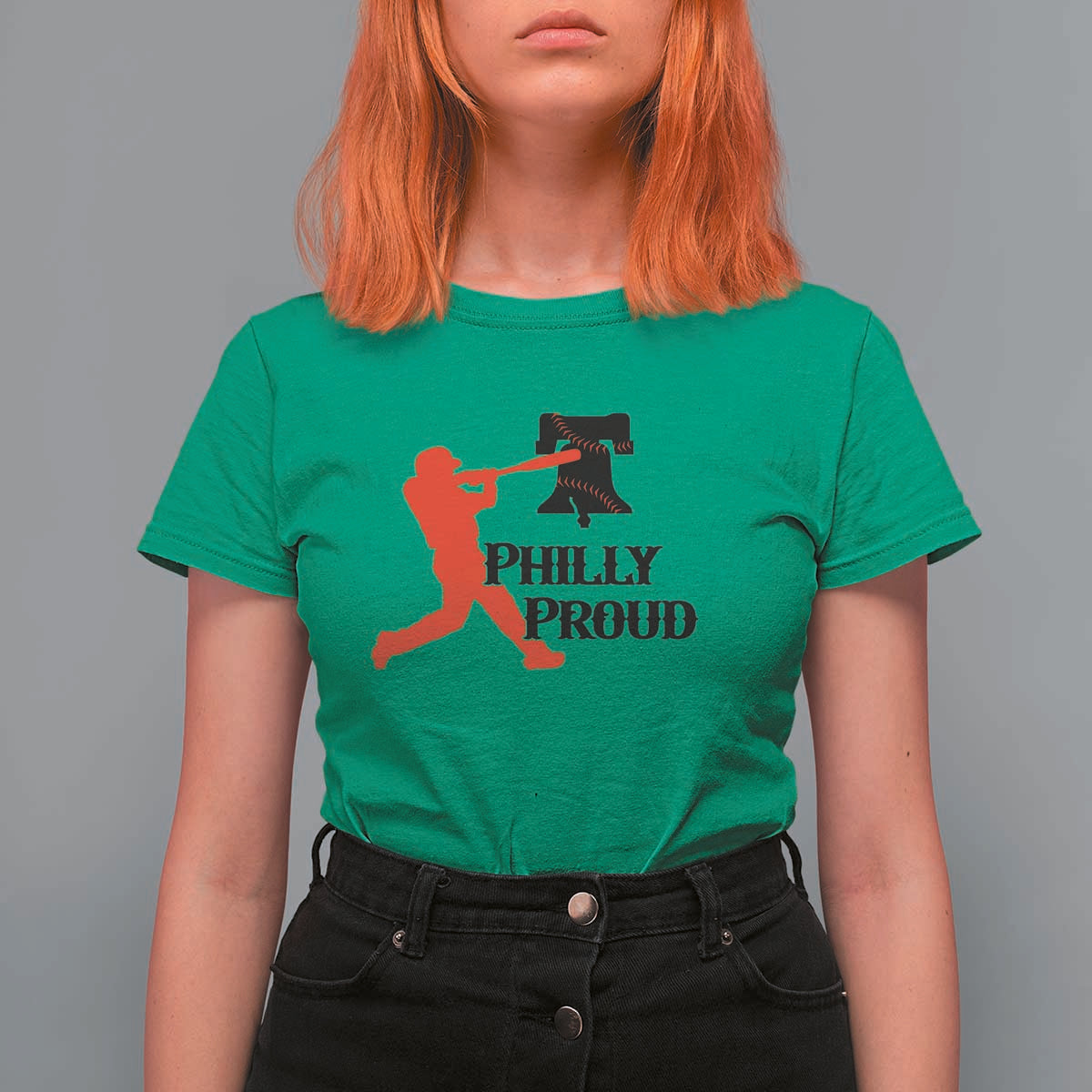 Baseball Lover T Shirt For Women Vintage Liberty Bell Philly Proud - Wonder Print Shop