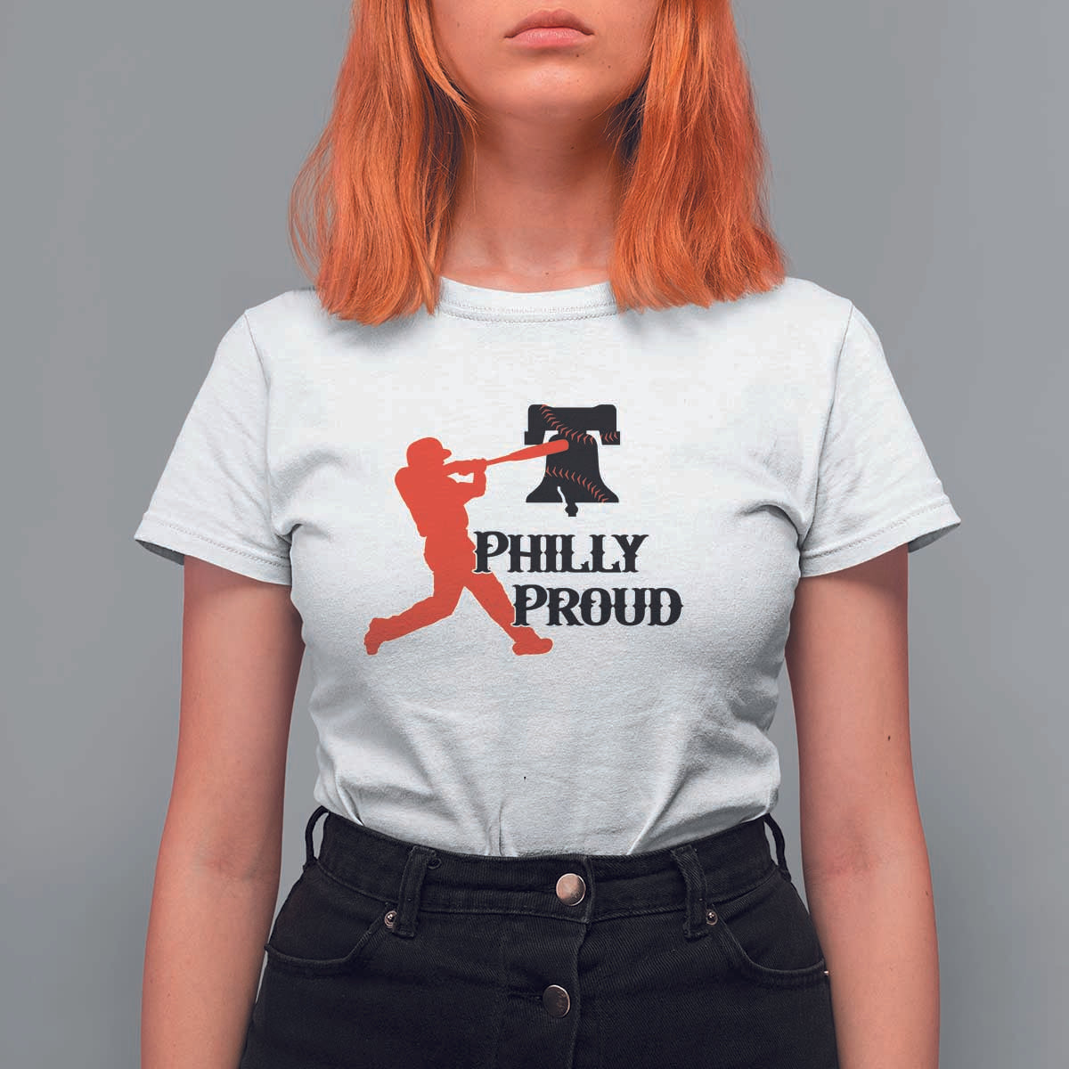 Baseball Lover T Shirt For Women Vintage Liberty Bell Philly Proud - Wonder Print Shop