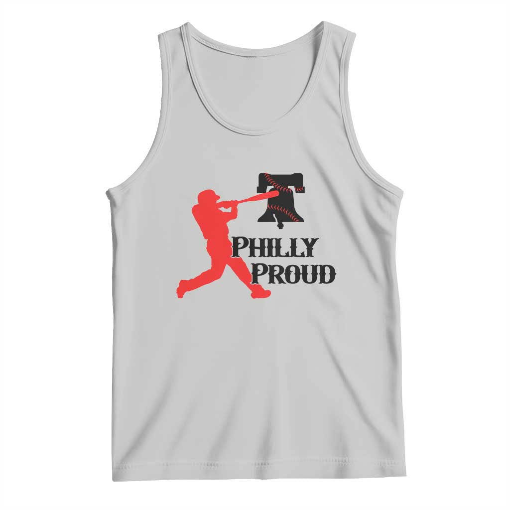 Baseball Lover Tank Top Vintage Liberty Bell Philly Proud - Wonder Print Shop