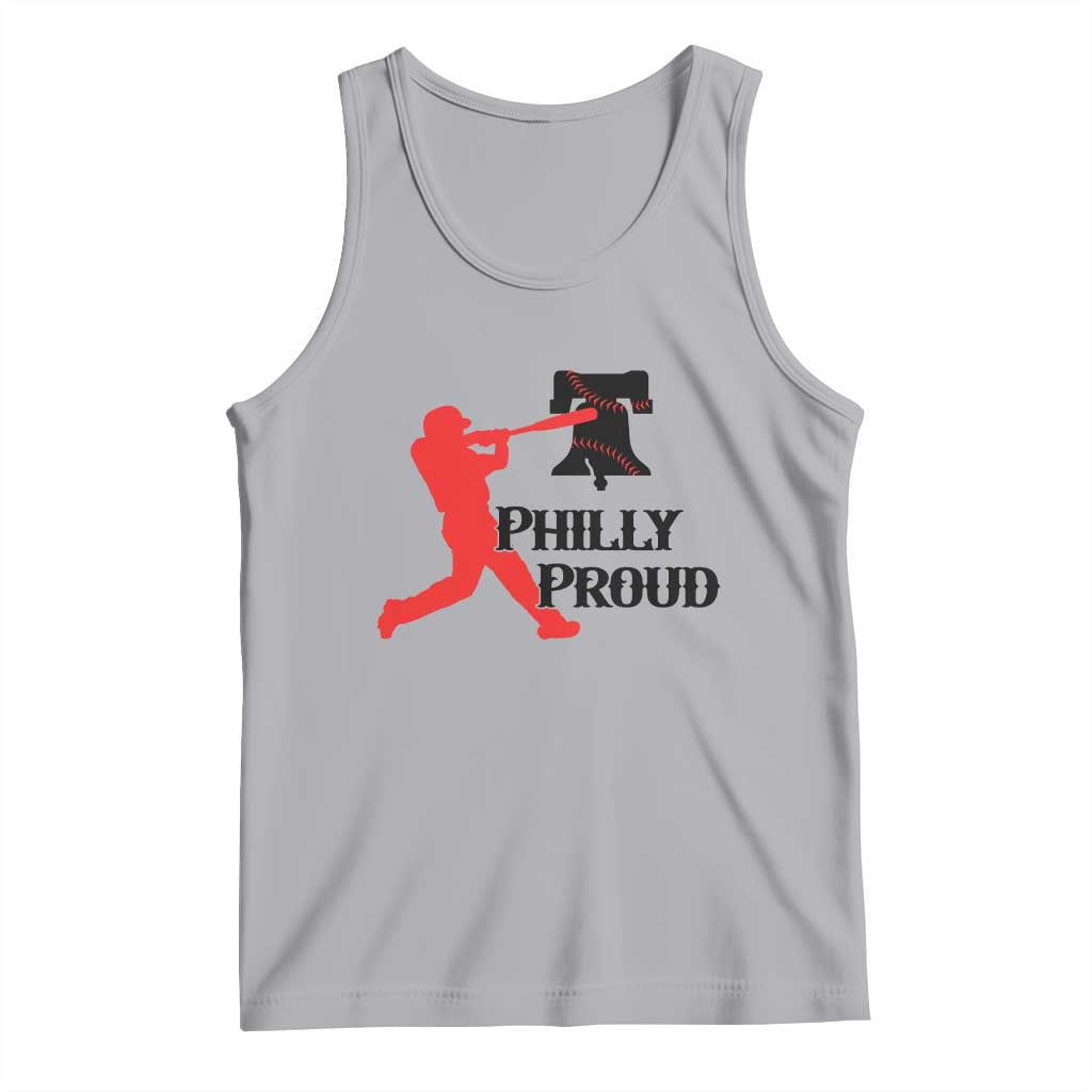Baseball Lover Tank Top Vintage Liberty Bell Philly Proud - Wonder Print Shop