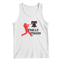 Baseball Lover Tank Top Vintage Liberty Bell Philly Proud - Wonder Print Shop
