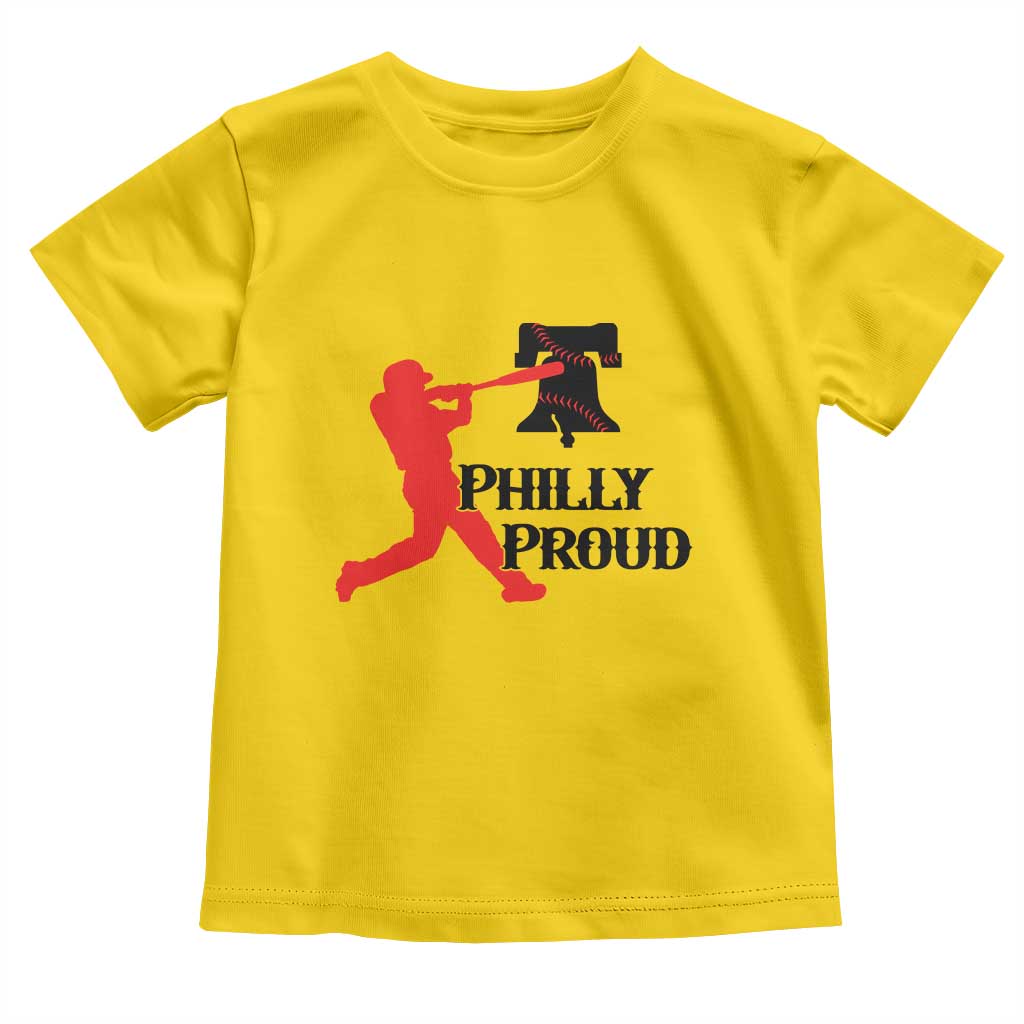 Baseball Lover Toddler T Shirt Vintage Liberty Bell Philly Proud - Wonder Print Shop