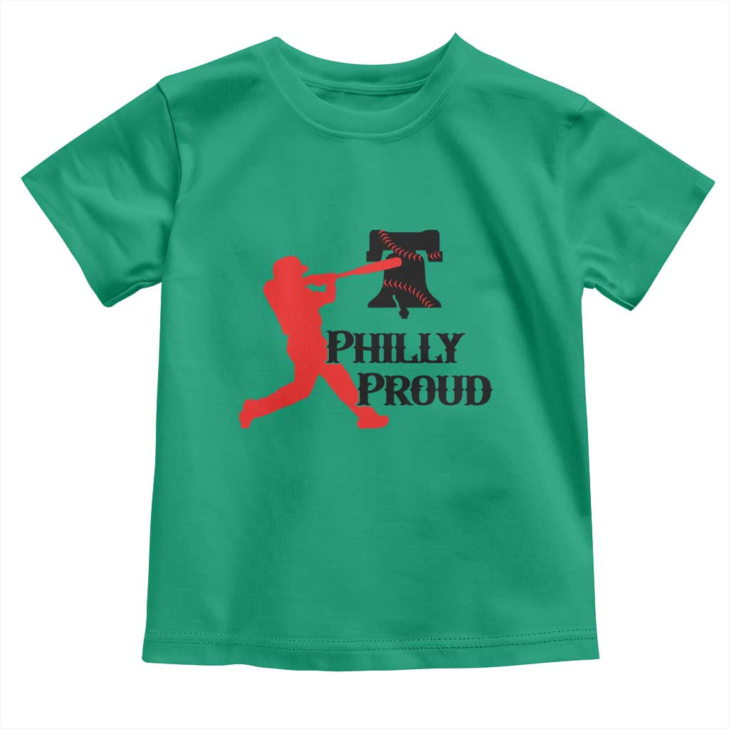 Baseball Lover Toddler T Shirt Vintage Liberty Bell Philly Proud - Wonder Print Shop